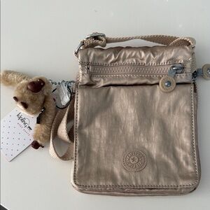 Kipling Tan Crossbody Bag - Brand New